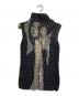 Jean Paul GAULTIER FEMME（ジャンポールゴルチエ フェム）の古着「メッシュノースリーブニット」｜ブラック