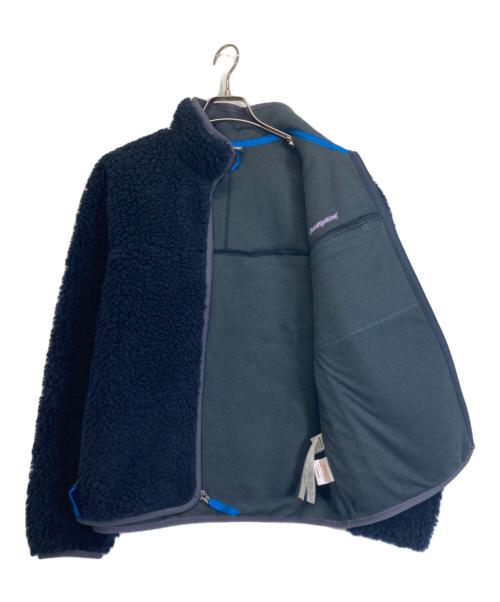 Patagonia（パタゴニア）Patagonia (パタゴニア) ナチュラルブレンドレトロカーディガン ネイビー サイズ:メンズS、レディースMの古着・服飾アイテム