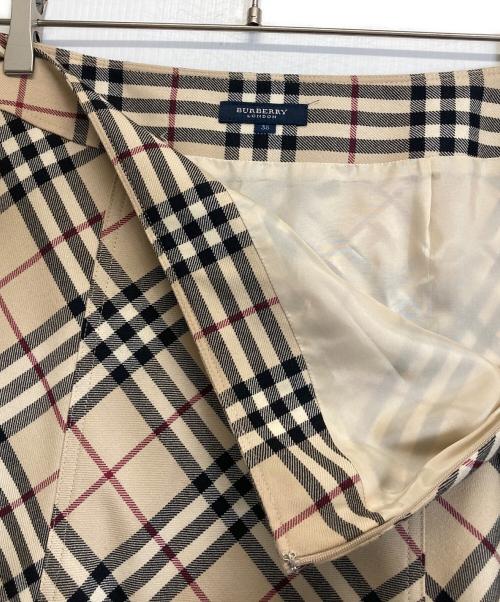 BURBERRY LONDON（バーバリーロンドン）BURBERRY LONDON (バーバリーロンドン) ノバチェックミニスカート ベージュ サイズ:38の古着・服飾アイテム