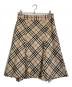 BURBERRY LONDON（バーバリーロンドン）の古着「ノバチェックミニスカート」｜ベージュ