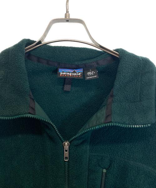 Patagonia（パタゴニア）Patagonia (パタゴニア) シンチラフリースジャケット グリーン サイズ:Lの古着・服飾アイテム