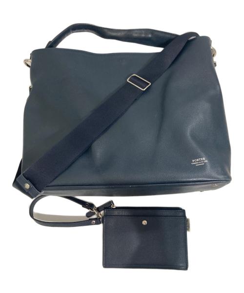 PORTER（ポーター）PORTER (ポーター) ショルダーバッグ ネイビーの古着・服飾アイテム