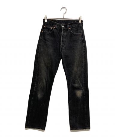 【未使用に近い】別注Levi's 501 ブラックデニム W28 L28 中古・古着通販】LEVI'S (リーバイス) 501 デニムパンツ ブラック