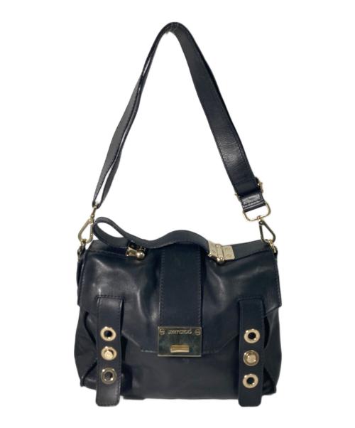 JIMMY CHOO（ジミーチュウ）JIMMY CHOO (ジミーチュウ) ライリー2WAYバッグ ブラックの古着・服飾アイテム