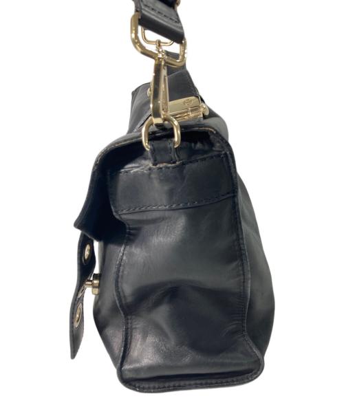 JIMMY CHOO（ジミーチュウ）JIMMY CHOO (ジミーチュウ) ライリー2WAYバッグ ブラックの古着・服飾アイテム