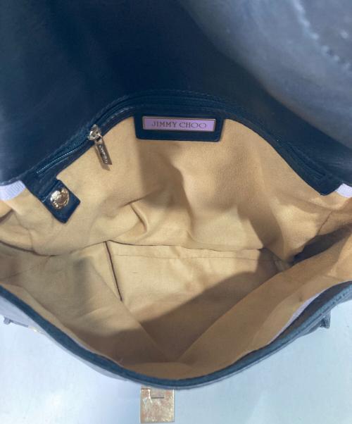 JIMMY CHOO（ジミーチュウ）JIMMY CHOO (ジミーチュウ) ライリー2WAYバッグ ブラックの古着・服飾アイテム