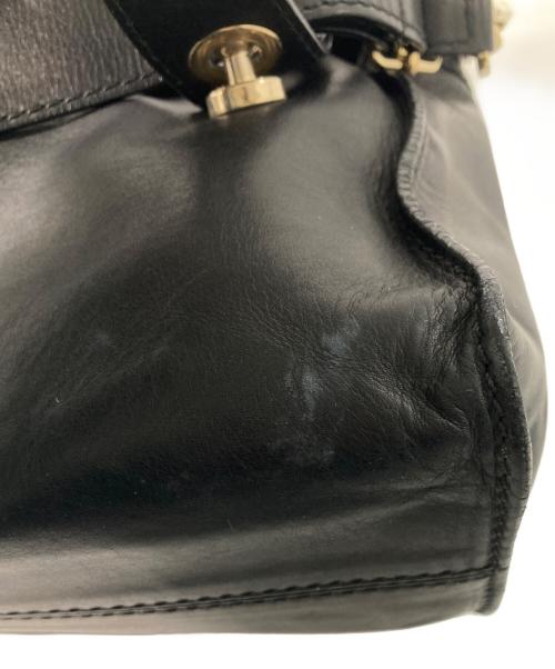 JIMMY CHOO（ジミーチュウ）JIMMY CHOO (ジミーチュウ) ライリー2WAYバッグ ブラックの古着・服飾アイテム