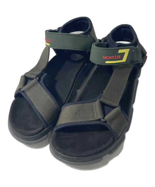 MONCLER（モンクレール）MONCLER (モンクレール) サンダル オリーブ サイズ:26の古着・服飾アイテム