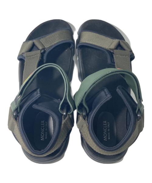 MONCLER（モンクレール）MONCLER (モンクレール) サンダル オリーブ サイズ:26の古着・服飾アイテム