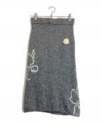 MONCLERモンクレール）の古着「スカート」｜グレー