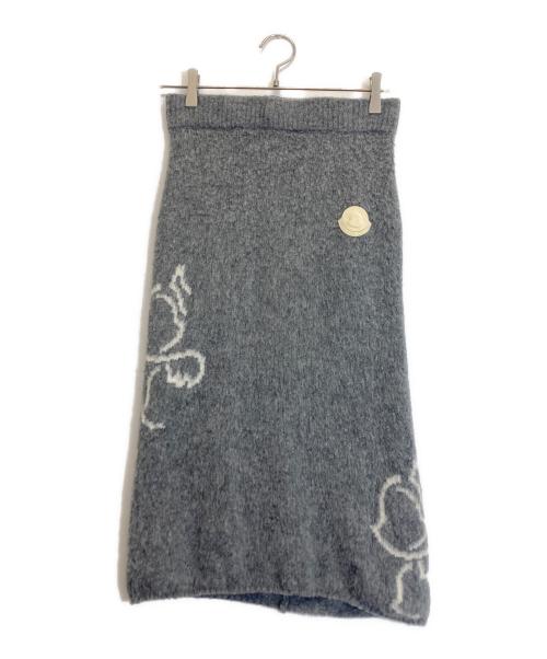 MONCLER（モンクレール）MONCLER (モンクレール) スカート グレー サイズ:XSの古着・服飾アイテム