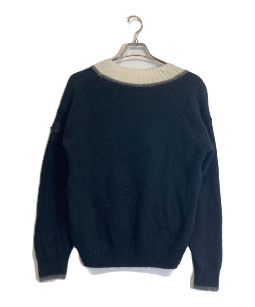 MONCLER（モンクレール）MONCLER (モンクレール) ニット ブラック サイズ:XSの古着・服飾アイテム