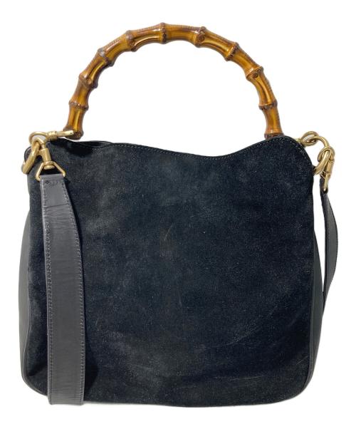 GUCCI（グッチ）GUCCI (グッチ) 2WAYバッグ　001・2058・1638・0 ブラックの古着・服飾アイテム