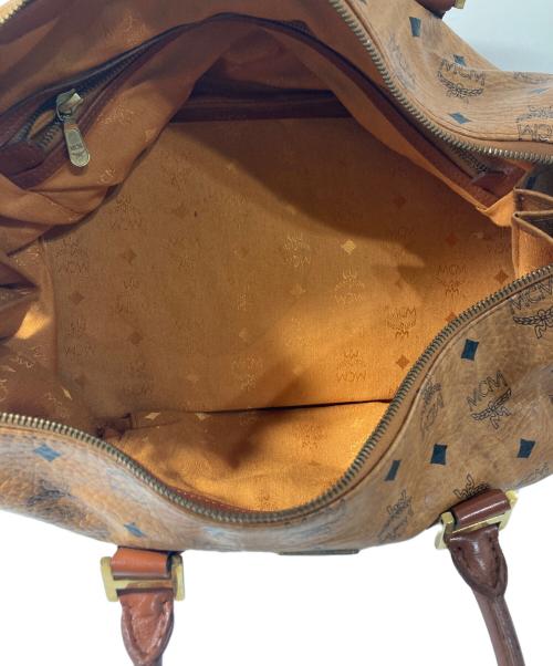 MCM（エムシーエム）MCM (エムシーエム) 2WAYボストンバッグ ブラウンの古着・服飾アイテム