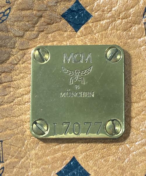 MCM（エムシーエム）MCM (エムシーエム) 2WAYボストンバッグ ブラウンの古着・服飾アイテム