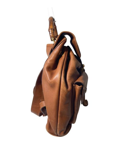 GUCCI（グッチ）GUCCI (グッチ) リュック ブラウンの古着・服飾アイテム