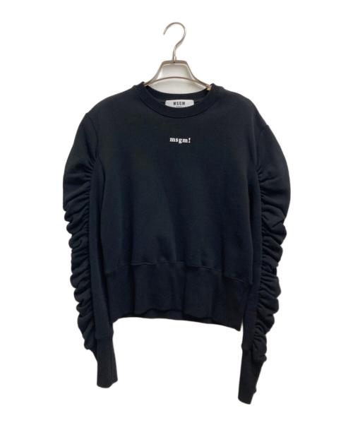 MSGM（エムエスジーエム）MSGM (エムエスジーエム) スウェット ブラック サイズ:XSの古着・服飾アイテム