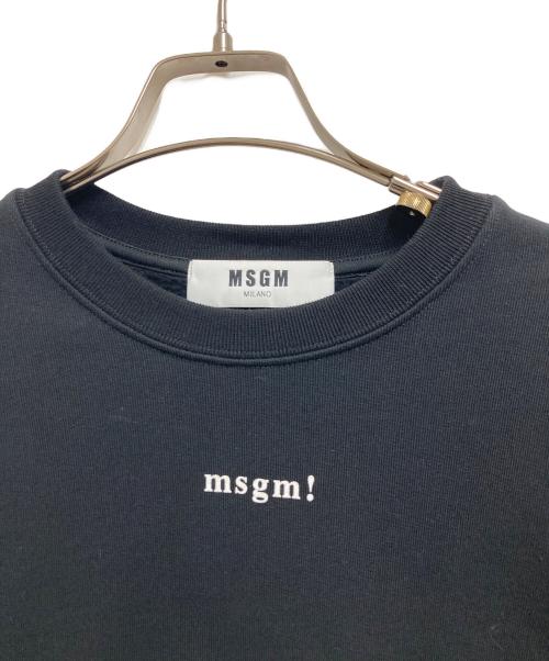 MSGM（エムエスジーエム）MSGM (エムエスジーエム) スウェット ブラック サイズ:XSの古着・服飾アイテム