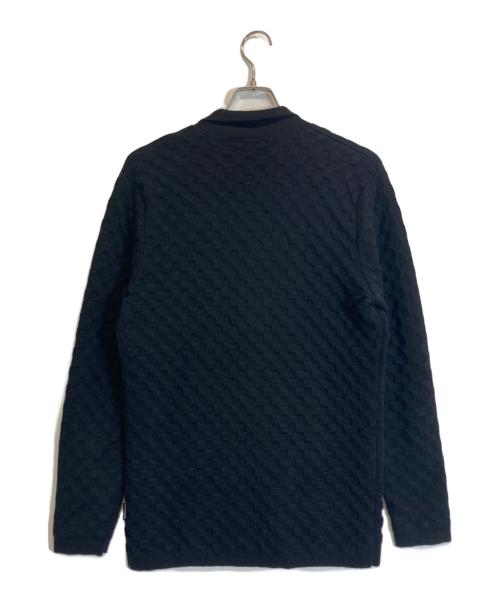 ARMANI EXCHANGE（アルマーニ エクスチェンジ）ARMANI EXCHANGE (アルマーニ エクスチェンジ) ニットジャケット ブラック サイズ:Sの古着・服飾アイテム