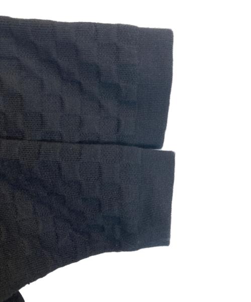 ARMANI EXCHANGE（アルマーニ エクスチェンジ）ARMANI EXCHANGE (アルマーニ エクスチェンジ) ニットジャケット ブラック サイズ:Sの古着・服飾アイテム