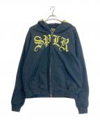 SUPPLIER×ecosysサプライヤー×エコシス）の古着「フルジップパーカー」｜ブラック