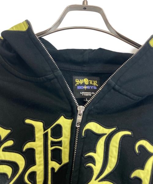 SUPPLIER（サプライヤー）SUPPLIER (サプライヤー) ECOSYS (エコシス) フルジップパーカー ブラック サイズ:Lの古着・服飾アイテム