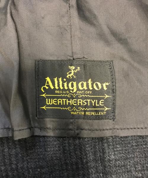 Alligator（アリゲーター）Alligator (アリゲーター) チェスターコート グレー サイズ:表記なしの古着・服飾アイテム