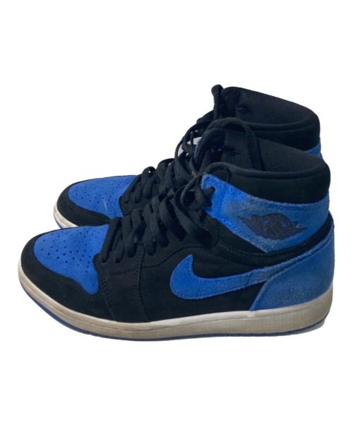 NIKE（ナイキ）NIKE (ナイキ) RETRO HIGH OG ブルー×ブラック サイズ:27の古着・服飾アイテム