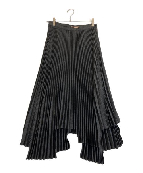 PLAN C（プランシー）Plan C (プランシー) プリーツスカート グレー サイズ:38の古着・服飾アイテム