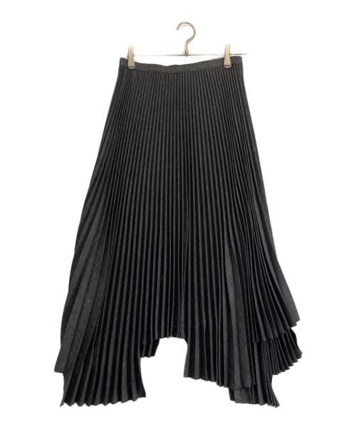PLAN C（プランシー）Plan C (プランシー) プリーツスカート グレー サイズ:38の古着・服飾アイテム