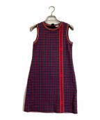 DOLCE & GABBANAドルチェ＆ガッバーナ）の古着「ノースリーブワンピース」｜レッド