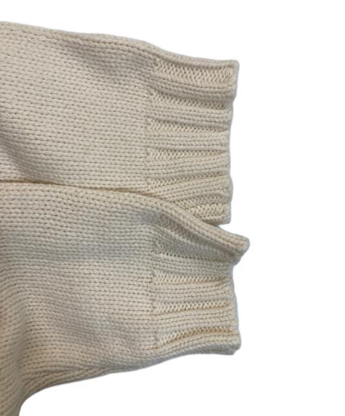 THE TOE（ザ・トゥー）THE TOE (ザ・トゥー) Schloss Holiday Dog Knit ベージュ サイズ:Sの古着・服飾アイテム