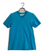 MM6 Maison Margielaエムエムシックスメゾンマルジェラ）の古着「ステッチデザインTシャツ」｜ブルー