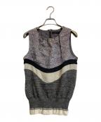 UNDERCOVERアンダーカバー）の古着「ニットベスト」｜グレー