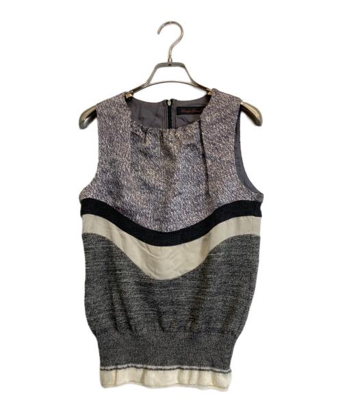 UNDERCOVER（アンダーカバー）UNDERCOVER (アンダーカバー) ニットベスト グレー サイズ:Sの古着・服飾アイテム