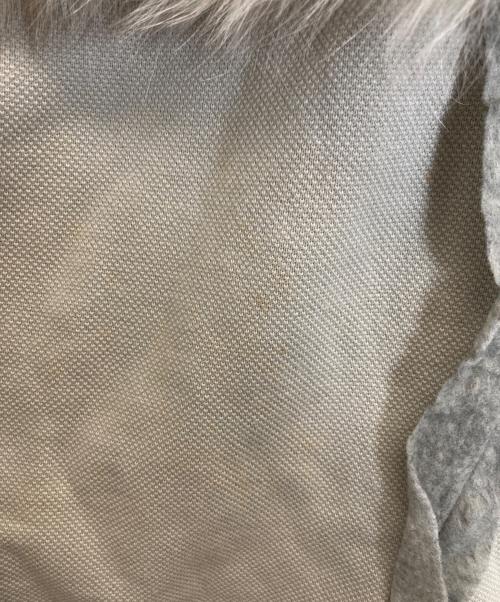 UNDERCOVER（アンダーカバー）UNDERCOVER (アンダーカバー) ファー付きカットソー グレー サイズ:Sの古着・服飾アイテム