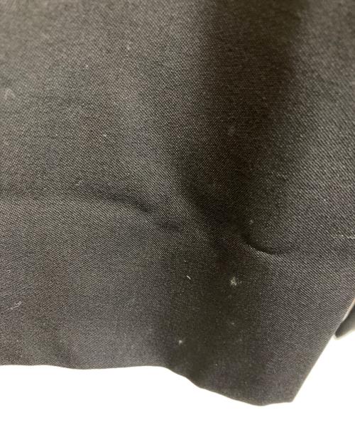 yohji yamamoto+noir（ヨウジヤマモトプリュスノアール）yohji yamamoto+noir (ヨウジヤマモトプリュスノアール) ウールギャバジンジャケット ブラック サイズ:Lの古着・服飾アイテム