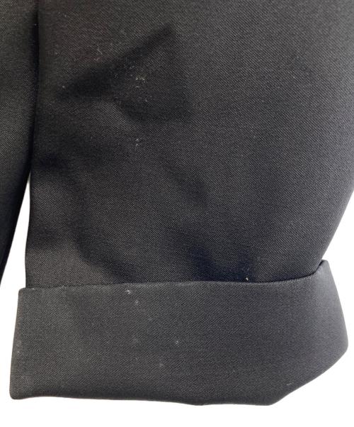 yohji yamamoto+noir（ヨウジヤマモトプリュスノアール）yohji yamamoto+noir (ヨウジヤマモトプリュスノアール) ウールギャバジンジャケット ブラック サイズ:Lの古着・服飾アイテム