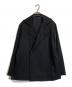 yohji yamamoto+noir（ヨウジヤマモトプリュスノアール）の古着「ウールギャバジンジャケット」｜ブラック