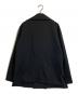 yohji yamamoto+noir (ヨウジヤマモトプリュスノアール) ウールギャバジンジャケット ブラック サイズ:L：15000円