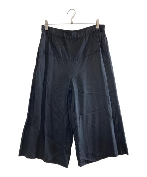 ROBE DE CHAMBRE COMME DES GARCONS（ローブドシャンブル コムデギャルソン）ROBE DE CHAMBRE COMME DES GARCONS (ローブドシャンブル コムデギャルソン) シースルーガウチョパンツ ブラック サイズ:Lの古着・服飾アイテム