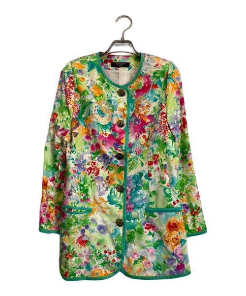 LEONARD（レオナール）LEONARD (レオナール) コート グリーン サイズ:11A Rの古着・服飾アイテム