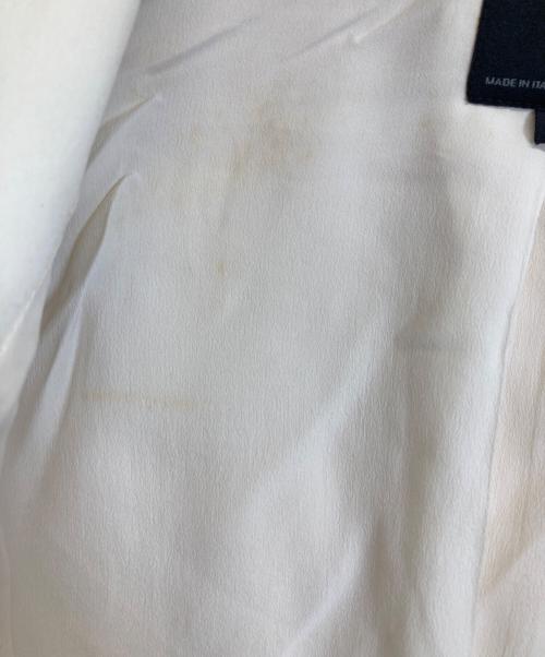 FENDI（フェンディ）FENDI (フェンディ) ノーカラージャケット ホワイト サイズ:Lの古着・服飾アイテム