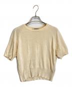 tricot COMME des GARCONSトリココムデギャルソン）の古着「半袖シルクニット」｜ベージュ