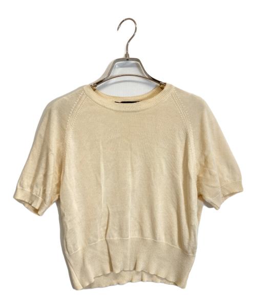 tricot COMME des GARCONS（トリココムデギャルソン）tricot COMME des GARCONS (トリココムデギャルソン) 半袖シルクニット ベージュ サイズ:-の古着・服飾アイテム