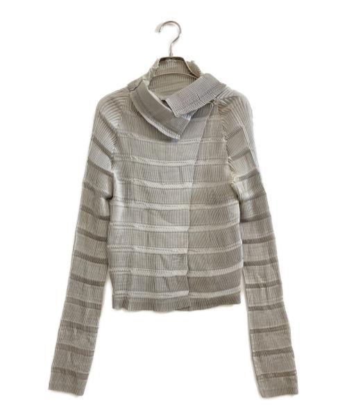 ISSEY MIYAKE（イッセイミヤケ）ISSEY MIYAKE (イッセイミヤケ) カットソー グレー サイズ:記載なしの古着・服飾アイテム