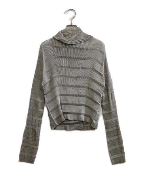 ISSEY MIYAKE（イッセイミヤケ）ISSEY MIYAKE (イッセイミヤケ) カットソー グレー サイズ:記載なしの古着・服飾アイテム