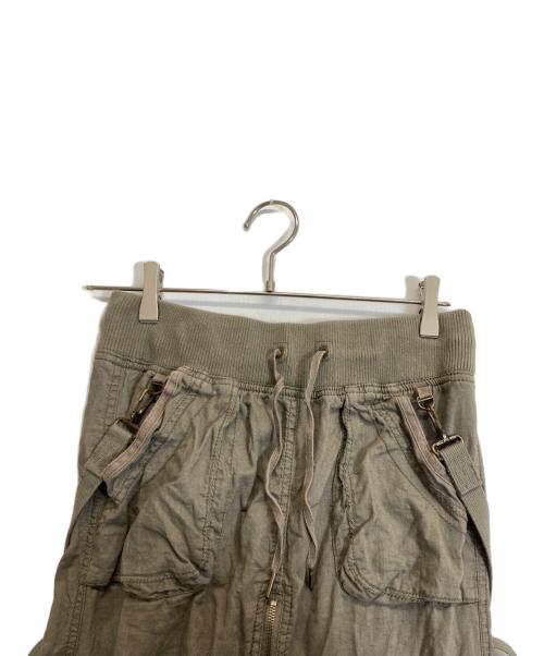 goa（ゴア）goa (ゴア) ミリタリーリネン混スカート グリーン サイズ:FREEの古着・服飾アイテム