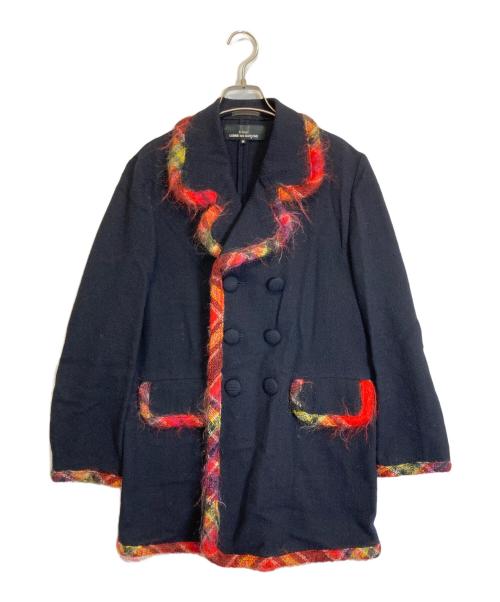 tricot COMME des GARCONS（トリココムデギャルソン）tricot COMME des GARCONS (トリココムデギャルソン) ファー付きジャケット ブラック サイズ:Mの古着・服飾アイテム