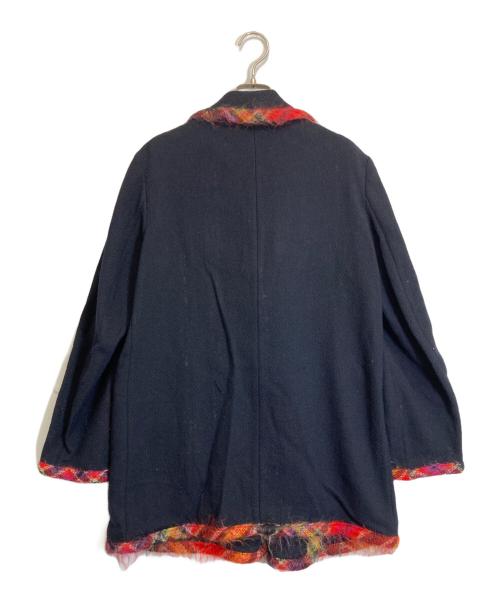 tricot COMME des GARCONS（トリココムデギャルソン）tricot COMME des GARCONS (トリココムデギャルソン) ファー付きジャケット ブラック サイズ:Mの古着・服飾アイテム